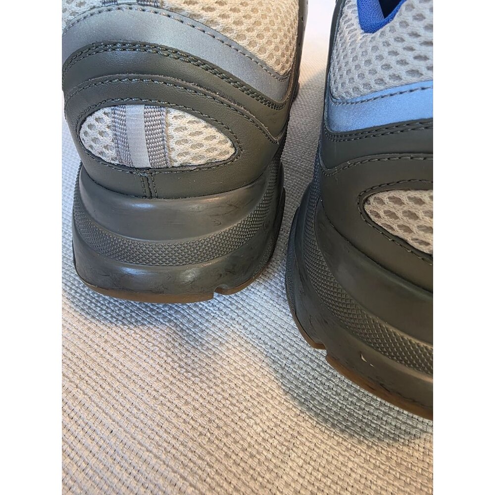 Dior B22 Men’s Sneakers Size 41 (US 8) Grey Black Blue Mesh Leather Pre-Owned - Picture 13 of 16